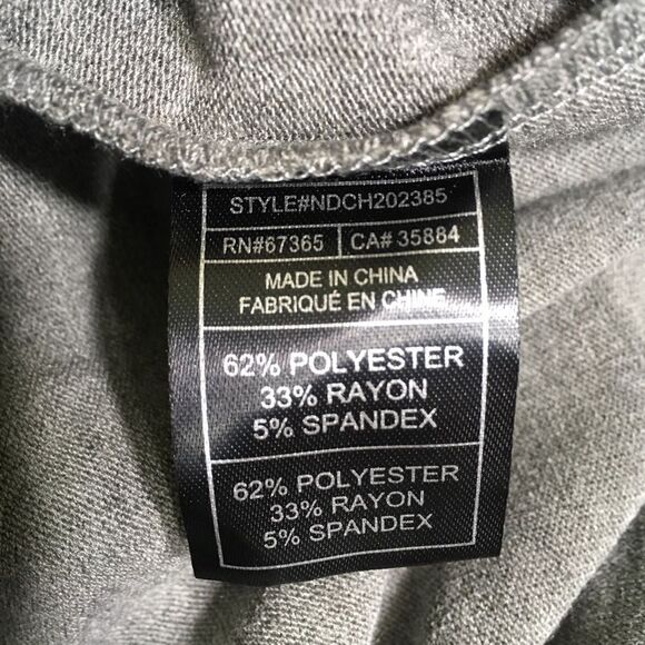 CUPCAKES & CASHMERE GRAY OPEN FRONT TIE WAIST LONG SLEEVE CARDIGAN L MINIMALIST - Picture 4 of 8